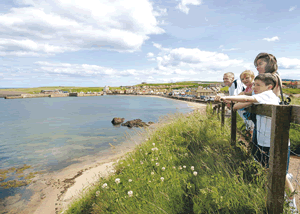 Eyemouth in Eyemouth, Berwickshire, Borders Scotland