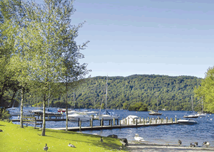 Fallbarrow Park in Bowness on Windermere, Cumbria, North West England