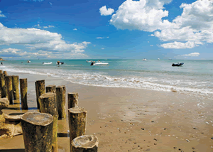 Whitecliff Bay Holiday Park in Bembridge, Isle of Wight, South East England