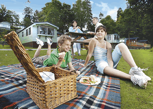 Fallbarrow Park in Bowness on Windermere, Cumbria, North West England