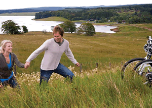 Kielder Water Lodges in Kielder Water, Northumberland, North East England