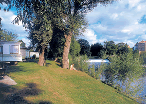 Weir Caravan Park in York, East Yorkshire, North East England